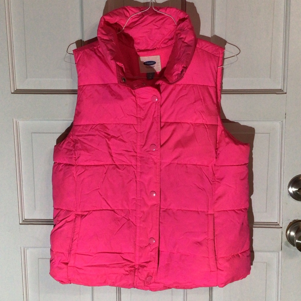 Old Navy Pink Quilted Vest